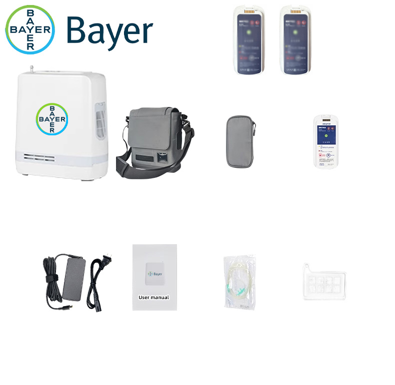 Oxygen concentrator + original battery * 2 shoulder bag + storage bag + battery + charger + instruction manual + oxygen tube * 2 + built-in cotton filter * 4